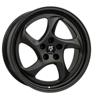 mbDESIGN Turbo 8,5x19 ET45 5x112 75 schwarz stumpfmatt...