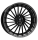mbDESIGN VR3.2 DC 10,5x20 ET33 5x112 75 Stern schwarz glänzend Bett grau matt lackiert