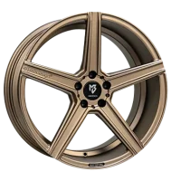mbDESIGN KV1 DC 9x20 ET37 5x112 75 bronze hell seidenmatt