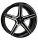 mbDESIGN KV1 DC 11x22 ET25 5x115 75 Schwarz glänzend Konturen poliert