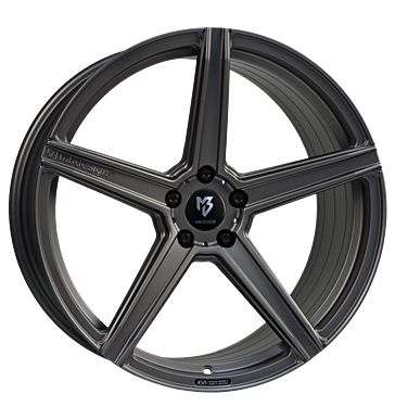mbDESIGN KV1S 8x21 ET40 5x112 75 grau matt lackiert