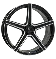 mbDESIGN KV1S 9,5x20 ET45 5x112 75 schwarz matt lackiert...