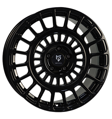 mbDESIGN MSP 8,5x19 ET50 5x108 75 schwarz glänzend lackiert