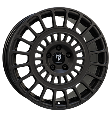 mbDESIGN MSP 8,5x19 ET50 5x112 75 schwarz stumpfmatt gepulvert
