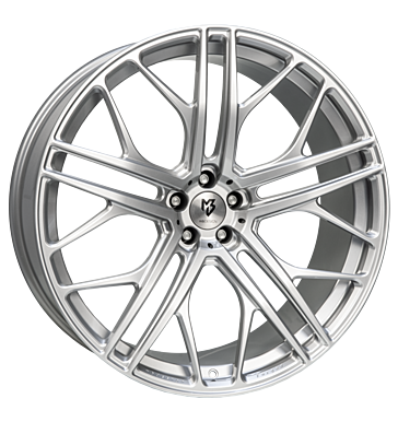 mbDESIGN SF1 9,5x21 ET40 1x130 84,1 lichtsilber glänzend lackiert