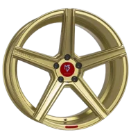 mbDESIGN KV1 9x20 ET33 5x112 75 gold glänzend