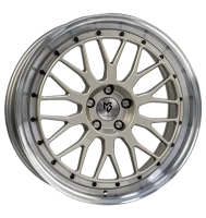 mbDESIGN LV1 8,5x19 ET35 5x112 75 champagner...