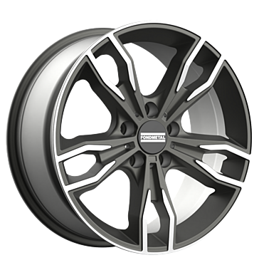 Fondmetal Alke 8,5x20 ET35 5x112 66,5 matt titanium machined