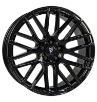 mbDESIGN KV4 8,5x22 ET40 5x112 75 schwarz glänzend...