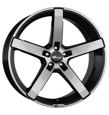 Brock B35 8x18 ET30 5x112 66,6 schwarz matt vollpoliert