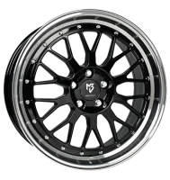 mbDESIGN LV1 7,5x18 ET40 5x112 75 Schwarz glänzend...