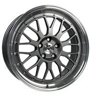 mbDESIGN LV1 7,5x18 ET40 5x112 75 Grau glänzend...