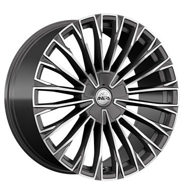 Antera A103 10x21 ET20 5x112 66,6 Moon Grey Diamond