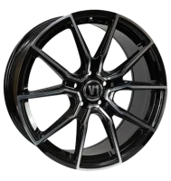 V1 Wheels V1 8,5x19 ET45 5x112 66,6 schwarz hochglanzpoliert