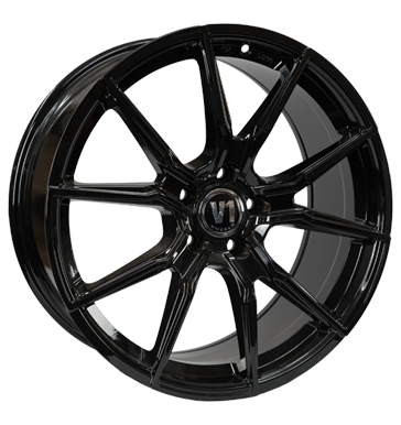 V1 Wheels V1 8,5x19 ET45 5x112 66,6 schwarz glänzend lackiert
