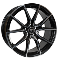 V1 Wheels V1 9x20 ET25 5x112 66,6 schwarz hochglanzpoliert