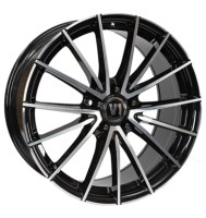 V1 Wheels V2 8x18 ET45 5x112 66,6 schwarz hochglanzpoliert
