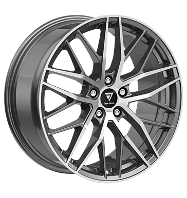 V1 Wheels DS2 9x20 ET48 5x112 66,6 daytona grau hochglanzpoliert