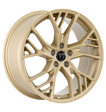 V1 Wheels V7 8,5x19 ET29 5x112 66,6 light champagner