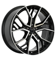 V1 Wheels V7 8,5x19 ET44 5x112 66,6 glossy black machined
