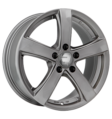 2DRV WH24 7,5x17 ET37 5x112 66,6 daytona grau