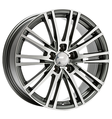 2DRV WH18 9x20 ET33 5x112 66,6 daytona grau hochglanzpoliert