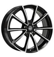2DRV WH28 7,5x17 ET45 5x112 66,6 schwarz hochglanz poliert