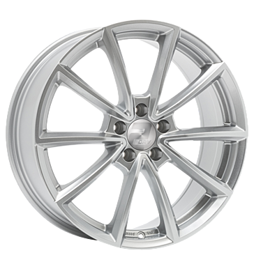 2DRV WH28 8x20 ET45 5x112 66,6 racesilber lackiert