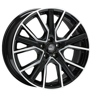 2DRV WH34 8x18 ET36 5x112 66,6 schwarz hochglanzpoliert