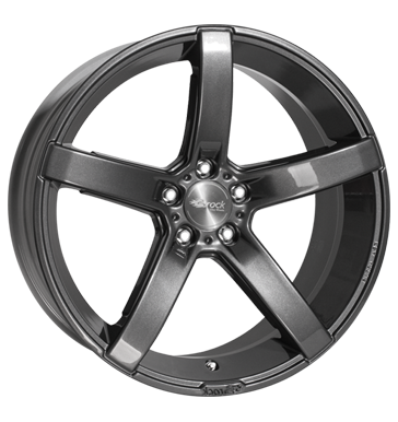 Brock B35 8,5x19 ET36 5x112 66,6 titan metallic