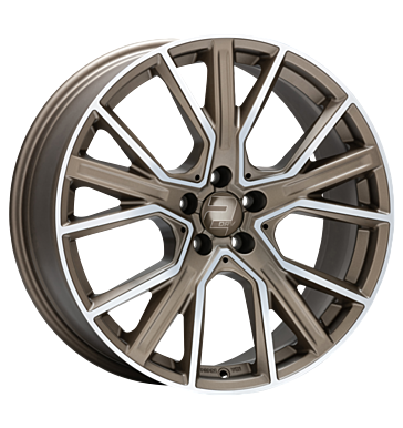 2DRV WH34 9x20 ET21 5x112 66,6 bronze matt hochglanzpoliert