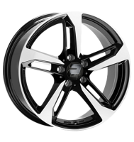 2DRV WH36 8x18 ET30 5x112 66,6 schwarz hochglanzpoliert
