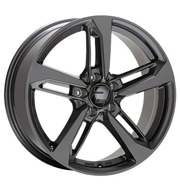 2DRV WH36 8x18 ET48 5x112 66,6 dark gunmetal lackiert