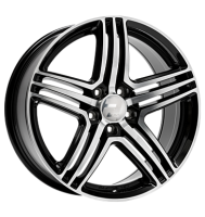 2DRV WH12 8x18 ET35 5x112 66,6 schwarz hochglanzpoliert