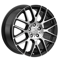 2DRV WH26 9x20 ET25 5x112 66,6 schwarz hochglanzpoliert