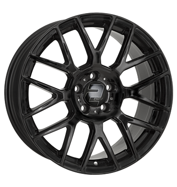 2DRV WH26 9x20 ET20 5x112 66,6 schwarz glänzend lackiert