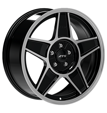 ATS Classic 8x19 ET48 5x112 57,1 diamant schwarz frontpoliert