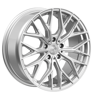 2DRV WH37 8,5x19 ET26 5x112 66,6 race silber lackiert