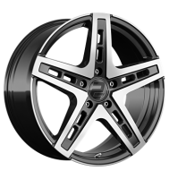 2DRV WH38 9,5x22 ET42 5x112 66,6 schwarz hochglanzpoliert