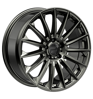 2DRV WH39 8x18 ET48 5x112 66,6 dark gunmetal lackiert