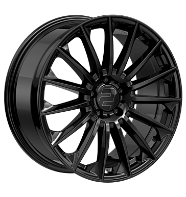 2DRV WH39 9x20 ET35 5x112 66,6 schwarz glänzend lackiert