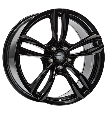 2DRV WH29 7,5x17 ET37 5x112 66,6 schwarz glanz lackiert