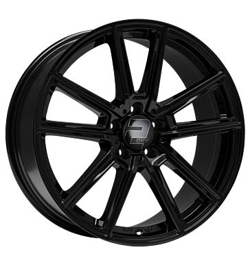 2DRV WH30 8x18 ET40 5x112 66,6 schwarz glänzend lackiert