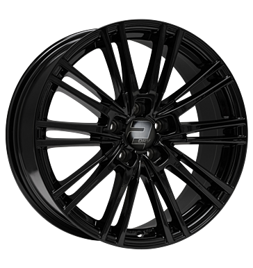 2DRV WH18 8,5x19 ET40 5x112 66,6 schwarz glanz lackiert
