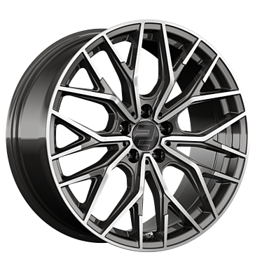 2DRV WH37 8x18 ET40 5x112 66,6 dark gunmetal poliert