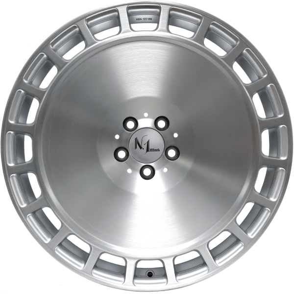 MONOBLOCK PL1 Deep Concave 11,5x22 5x112 ET35 Hyper Silver Brushed Surface