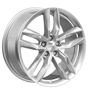 2DRV WH40 8x19 ET45 5x112 57,1 race silber lackiert