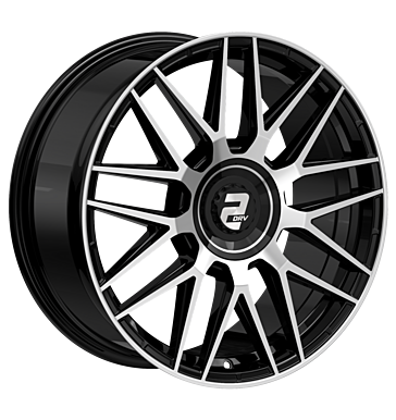 2DRV WH43 8x18 ET30 5x112 66,6 schwarz hochglanzpoliert