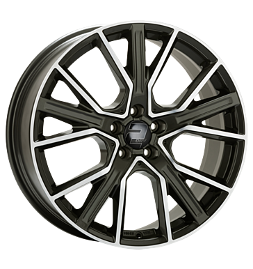 2DRV WH34 8x19 ET40 5x114,3 72,6 dark gunmetal hochglanzpoliert