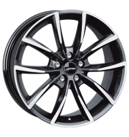 Autec Astana 7x17 ET42 5x108 65,1 schwarz poliert
